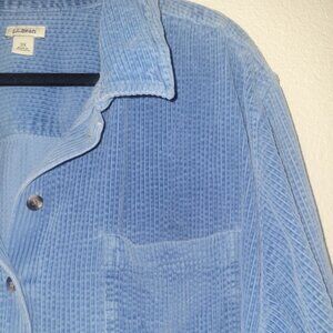 L.L. Bean Light Blue Long Sleeve Button Up